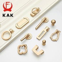 Kak Style European Vintage Gold Cabinet tire en alliage en alliage zinc solide Pandier de placard poignée de tiroir
