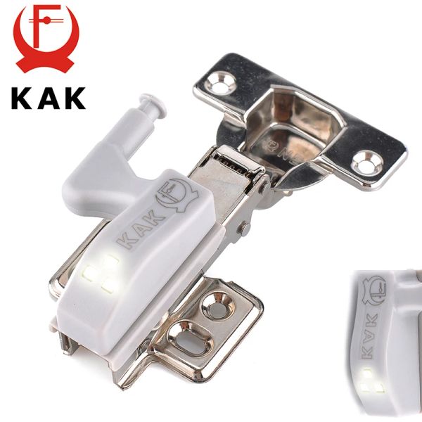 Kak Universal Hinge Light Kitchen Bedroom Living Salon Armoire Armoire Armoire 0,25W Capteur à LED intérieur