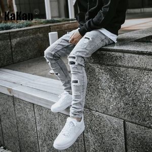 Kakan jean skinny avec patch trous en Europe et en Amérique K016 MGDD38 231222