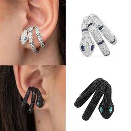 Kakany – boucles d'oreilles à enfiler en forme de serpent, 11 simples, bleu lac, originales, de haute qualité, bijoux de fête pour femmes, cadeaux, Hoop201G, 2021