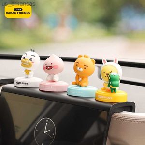 Kakao amis parfum de voiture mignon console centrale aromathérapie avec décoration de base intérieur de la voiture parfum durable crème L230523