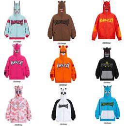 Kakazzy Fashion Brand Full Pull Cosplay3d Digital Print Hoodie Zipper to Top Hooded Family Wear