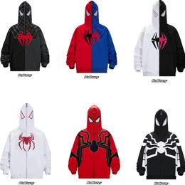 Spider Hoodie Kakazzy Fashion Full Pull Spider Cosplay3d Digital Print Hoodie Zips naar Top Family Matching Outfits