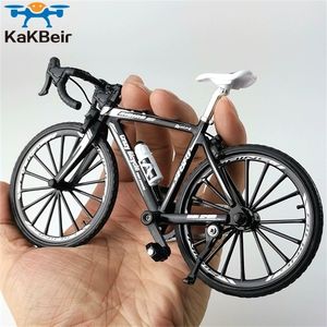 KaKBeir alliage modèle de vélo moulé sous pression en métal doigt VTT course jouet Bend Road Simulation Collection jouets pour enfants 220726