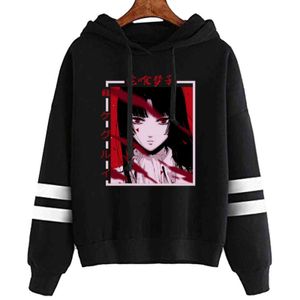 Kakegurui Sweatshirts Mannen / Vrouw Mode Harajuku Heren Hoodies Big Size Streetwear Korean Warm Herenkleding Y211122