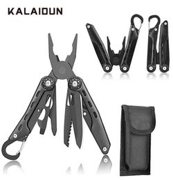 Kalaidun -tang multitool draad stripper krimpgereedschap kabel snijder vouwen EDC mesopener draagbare buitenkamperen overleving y2004149251