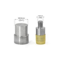 Kalaso 1set Claw Rivet Dies Herramienta de molde para suministros de artesanía de bricolaje 5 mm 6 mm 7 mm 8 mm 9 mm 10 mm 12 mm