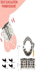 Kali039s Dientes Castity Belt Bold Penis Ring Cage 4 Row Spikes STRITER SCROTUM COPITADO TORTURA MAL MAL TOYS PARA 9507569