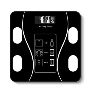 Kaload® Smart Wireless Body Fat Scale USB + Solar Charing BMI-schalen Digitale schaal voor lichaamsgewicht met app-analyzer - roze