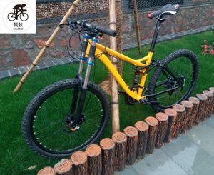 Kalosse Full Suspension Aluminum Alloy Frame , Bicicleta Mountain Bike 26, 24 Speed ,2021 Bicycle Bikes