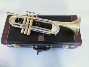 KALUOLIN LT197GS-77 Heavy-Duty Bb Trumpet - Gold Plated Musical Instrument for Professional Performance