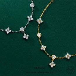 Kamira Real 925 Bracelet en argent sterling en argent sterling