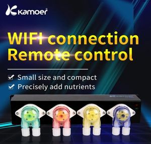 Kamoer F4 Pro WiFi Pumple de dosage péristaltique Réef de corail marin Aquarium d'eau salée Eau de pêche d'eau Pompes de dosage Y2009229328263