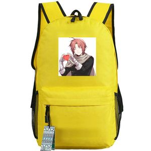 Sac à dos Kamui Sac à dos Gintama Joli sac d'école Anime Sac à dos imprimé dessin animé Cartable de sport Sac à dos en plein air