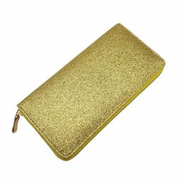 Kandra 2019 New Gold Sier Sparkling Glitter portefeuilles paillettes à la recherche de divers multicolores Pu Leather Femmes Wallet Wholesale G8re #