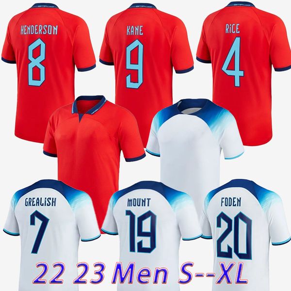 KANE FODEN Maillots de football 2022 Coupe du monde de football nationale Accueil kits STERLING SAKA RASHFORD GREALISH MOUNT chemises gardien de but Hommes enfants ensemble uniformes