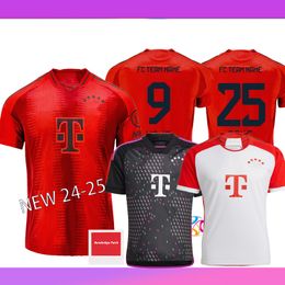 Kane Musiala 23 24 25 Soccer Jerseys Bayern Sane Kimmich München Muller Davies Coman 2023 2024 2025 Voetbalshirt Goretzka Gnabry Minjae Men Kids Kit Set Uniform