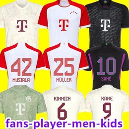 KANE Soccer Jerseys MUSIALA DE LIGT 23 24 Player Child Kits SANE HERNANDEZ BAYERNS Munich Gnabry Oktoberfest MULLER DE LIGT DAVIES KIMMICH Hommes Enfants Kitfootball Shirt