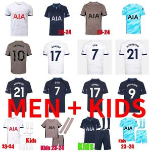 Hijo 23 24 RICHARLISON camisetas de fútbol KULUSEVSKI MADDISON ROMERO VAN DE VEN DANJUMA PERISIC PEDRO PORRO 2023 2024 Tottenham Football Kit Shirt SPURS Men Kids Sets