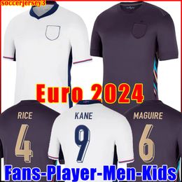 2024 Maillot de football de l'Angleterre Euro 24 25 BELLINGHAM Soccer Jersey FANS PLAYER VERSION SAKA FODEN RASHFORD GREALISH Équipe nationale KANE Kit de maillot de football Kit enfants 33