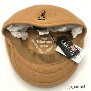 Kangoeroe Ball Caps KANGOL Hoeden in Amerikaanse stijl Ontwerpers Dames Hoge kwaliteit echte wol Voorwaartse hoed Franse schilder Herfst en winter Baret Heren Dames Hoeden Gorras 683