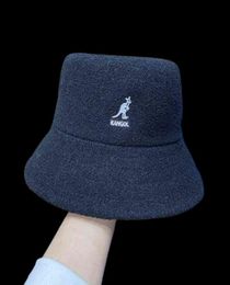 Kangaroo Bob Mujeres Hombres Men Bucket Hip Hop Fisherman Hat grande Kangol Hat Unisex Colección casual de varios estilos H2204197985054