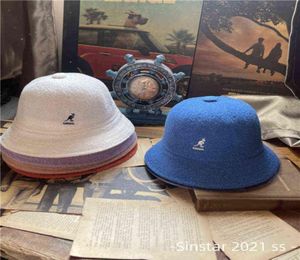 Kangoeroe-emmerhoed Unisex Meerdere stijlen Vissershoed Kangol-pet Modieus Net Rood Opvouwbaar Zonnebrandcrème Sport Vrije tijd H2204192976792