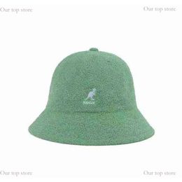 Casquette kangourou Kangol pêcheur Hatsun, protection solaire, serviette brodée, matériau Super chapeau de feu 209