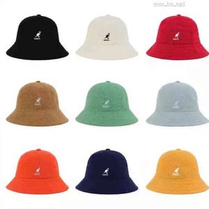 Gat de diseñador de Kangaroo Fashion Luxury Kangol Fisherman Sombrero solar Sunsco de bordado Material de toalla 3 tamaños 13 colores Ins japoneses Super Fire Hat AA220312 5806