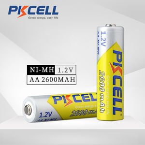 Authentieke PKCell 14500 Batterij 1.2V 2600mAh NIMH Oplaadbare batterijen voor Toys Mirco Telefoon Flash Light