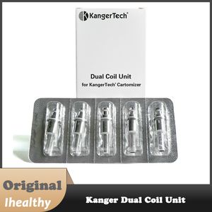 Unité à double bobine Kangertech pour cartomiseur Kangertech Tête à double bobine Kanger améliorée pour réservoirs en verre Aerotank Protank 3 EVOD