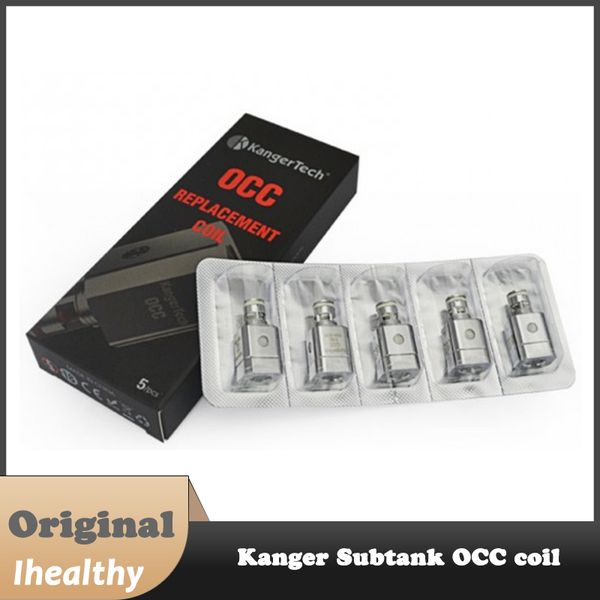 Reemplazo de Kangertech Occ Bobina de algodón orgánico 0.5ohm 1.2ohm 1.5ohm para atomizador de subtanco Kangertech