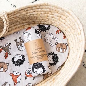 Kangobaby #My Soft Life # Fashion born Muslin Swaddle Infant Wrap Baby Recevant Couverture Mignon Babyroom Decor 100% Coton 220816