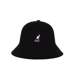 KANGOL pêcheur chapeau femmes printemps/été serviette matériel respirant haut rond mode kangourou bassin chapeau Vintage décontracté chapeau