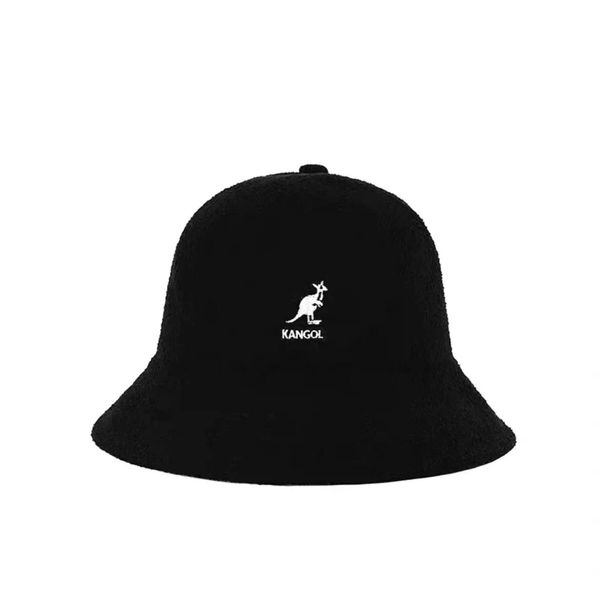 KANGOL pêcheur chapeau femmes serviette maille dôme plat haut ins bassin chapeau printemps et automne hommes et femmes ombre chapeau