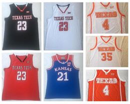 Kansas College Basketball Draag 4 Bamba 21 Embiid 23 Culver 35 Durant Basketbal Draag kleding Jersey Korting goedkope 2019 Mens Online Store
