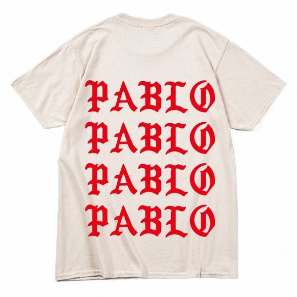 Kanye West Pablo T-Shirt hommes je me sens comme Paul imprimer manches courtes Anti mers 3 T-Shirt Hip Hop Social Club rappeur T-Shirt hauts W8X0 #
