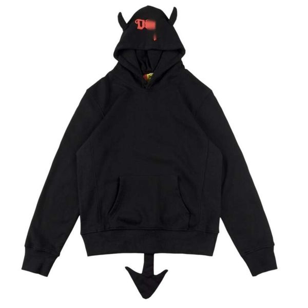 Kanyes Sudadera con capucha Diseñador Moda Hombre Mujer Sudaderas Hip Hop High Street Sudadera con capucha Costura Cola de cuerno de vaca Sudadera perpleja Pareja con capucha Tendencia estudiantil