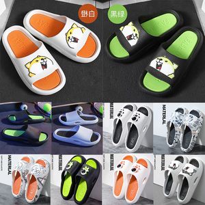 2023 Plate-forme Pantoufles Femmes Plate-forme Perforée Materlal Doux Classique Sandales Chaussures Mousse Sandale Shiba Inu Diapositives De Plage Femme Pantoufle Snreakers Formateurs Taille 45