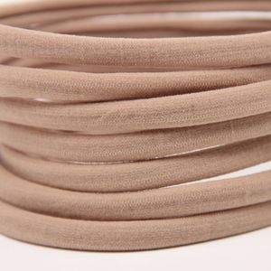 12 kleuren beschikbaar! babymeisjes nylon hoofdbanden, tan naakt nylon haarband baby haarband, nylon elastische hoofdbanden bulk, zachte dunne aanbod haaraccessoires 100 st