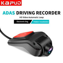 Kapud Car Dvr Camera Detector Telecamera Driving Usb Grade Portable Recorder P Versión nocturna para Android J220601
