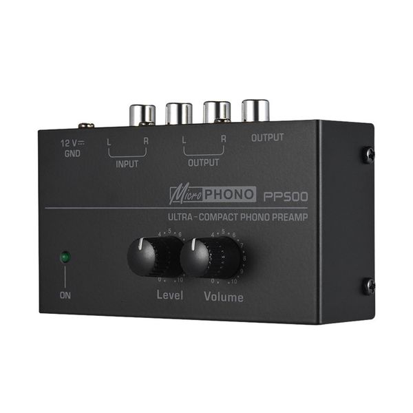 Karaok Player Phono Pre amp PP500 tourne-disque préamplificateur noir disque vinyle amplificateur pré lecture 230331