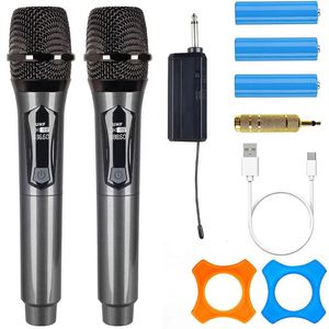Karaoke Draadloze Microfoon Dynamische VHF Handheld Professionele Microfoon Voor Zingen Party Toespraak Kerk Club Show Vergaderruimte Thuis 231228