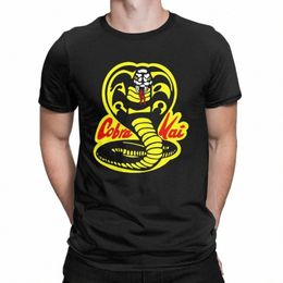 Karate Kid Cobra Kai camiseta vintage hombres divertido 100% Cott camiseta cuello redondo manga corta camiseta regalo ropa Z46Q #