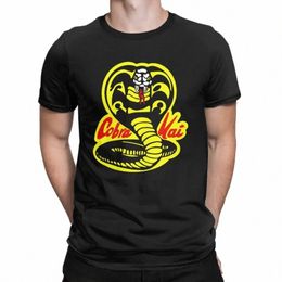 Karate Kid Cobra Kai camiseta vintage hombres divertido 100% Cott camiseta cuello redondo manga corta camiseta regalo ropa a35N #