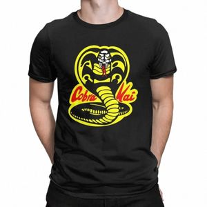 Karate Kid Cobra Kai Vintage T-shirt Mannen Grappige 100% Cott Tee Shirt Ronde Hals Korte Mouw T-shirt Gift kleding A35N #