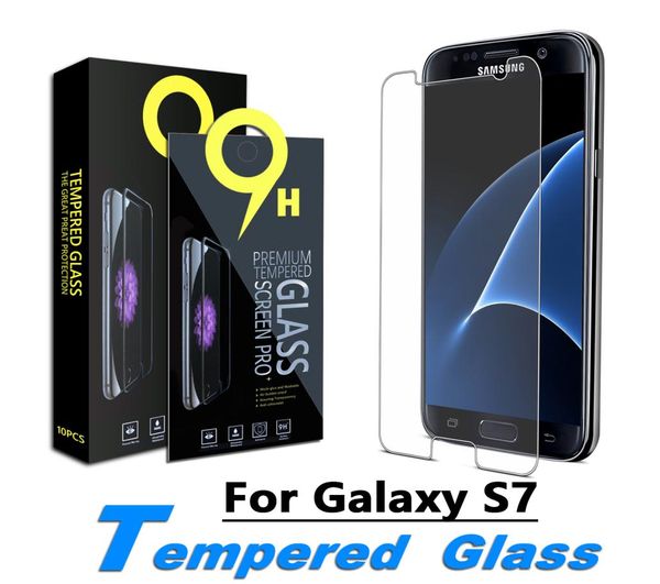 Kareen pour Samsung Galaxy S3 S4 S5 S6 S7 S8 Actif S7 Actif S10E Protecteur d'écran en verre trempé avec papier de vente au détail Box7934538