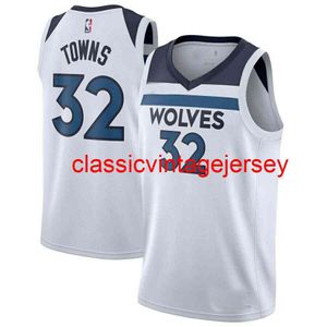 Karl-Anthony Towns Association Swingman Jersey Cousu Hommes Femmes Maillots de Basketball Jeunesse Taille XS-6XL