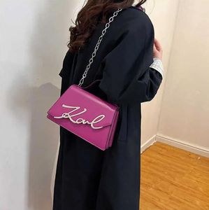 Karl designer sac à main femme épaule unique sac carré lettre chaîne sacs à bandoulière grande capacité Style tendance