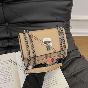 Karl Lagerfield Tas Mode Karl Lagerfield Nieuwe Koreaanse Creatieve Schoudertas Keten Klein Vierkant Luxe Designer Cross Body Bags Womens 366